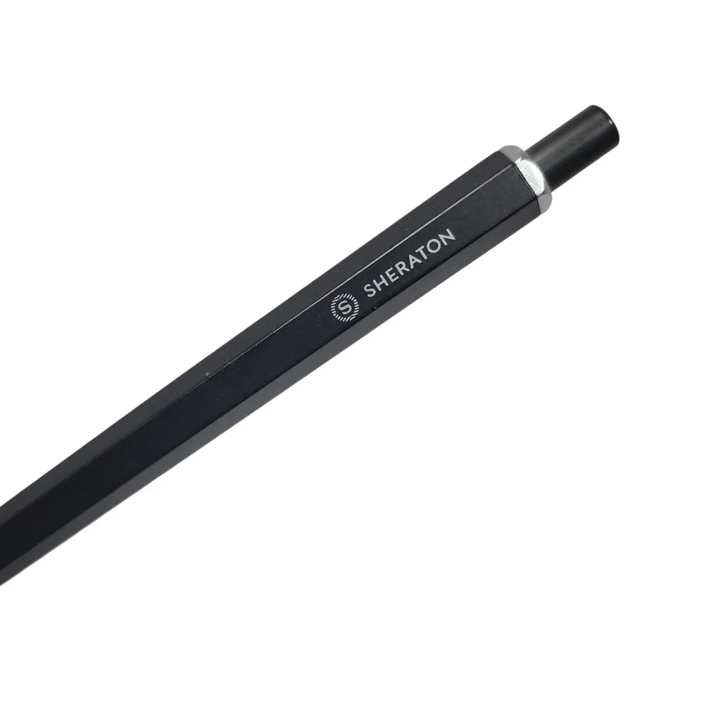 Sheraton‎ Pens Set Black Purple Logo Hotel Business Office Supplies
